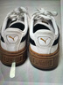 彪馬（PUMA）【厚底鞋】增高黑白松糕鞋女復古休閑板鞋PLATFORM394369 白-黑色-01 38.5 曬單實(shí)拍圖