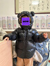 高梵兒童羽絨服黑金5.0鵝絨服男女童寶寶輕薄短款面包服保暖羽絨外套 YT黑色-小熊耳朵 【預售11月25日后發(fā)貨】 110 【飛天鵝絨】 曬單實(shí)拍圖