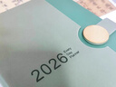 勤得利（勤得利）  2026日程本高顏值商務(wù)辦公筆記本每日一頁(yè)工作周計劃打卡日歷記事本禮盒裝可定制logo 抹茶綠【2026全年】 曬單實(shí)拍圖