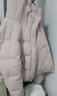 森馬（Semir）輕松羽絨|羽絨服女寬松連帽面包服冬防潑水防風(fēng)外套101724113045 曬單實(shí)拍圖