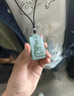 胖東來(lái)品質(zhì)和田玉吊墜青玉觀(guān)音項鏈觀(guān)音頭吊墜男士屬鼠掛件玉石玉 【觀(guān)音吊墜/尺寸約50*30MM】?jì)?yōu)選璽晶級和田青 曬單實(shí)拍圖