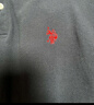 U.S. POLO ASSN.polo衫男翻領(lǐng)秋季純棉商務(wù)休閑長(cháng)袖t恤男士高端上衣藏藍色 L 曬單實(shí)拍圖