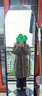 坦博爾【高充絨鵝絨】羽絨服女中長(cháng)款脫卸帽秋冬保暖外套TBF530858D 淺霧棕 XS (155) 曬單實(shí)拍圖