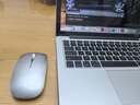 GGCHG鼠標適用華為無(wú)線(xiàn)鼠標藍牙雙?？沙潆婌o音辦公輕量化人體工學(xué)鼠標適用于小米華碩惠普鼠標 【銀色】輕音辦公丨充電款 2.4G+藍牙雙?？?曬單實(shí)拍圖