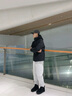 海瀾之家（HLA）HLA/海瀾之家男鞋冬季休閑百搭耐磨加絨棉鞋保暖雪地靴毛靴套腳男 黑色 42 曬單實(shí)拍圖