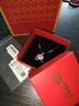 中國黃金（CHINA GOLD）平安鎖足銀項鏈長(cháng)命銀鎖鏤空時(shí)尚吊墜嬰兒寶寶情人節實(shí)用生日禮物 京速達*足銀平安鎖+足銀銀珠黑繩【中金禮盒+證書(shū)】 曬單實(shí)拍圖