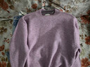 優(yōu)衣庫男女裝souffle yarn舒芙蕾圓領(lǐng)針織衫毛衣毛衫25新款479235 72 藍紫色 M /170/92A 曬單實(shí)拍圖