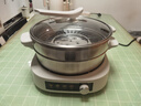 小熊（Bear）0涂層304不銹鋼速沸電煮鍋電蒸鍋電火鍋火鍋專(zhuān)用鍋家用多功能分體式電熱鍋4L多用途鍋DHG-H40S1 曬單實(shí)拍圖