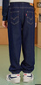 LEVI'S李維斯兒童牛仔褲秋季男寶女寶休閑長(cháng)褲【防褪色面料】 蒼穹藍 曬單實(shí)拍圖