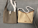 百麗包女25秋新商場(chǎng)同款質(zhì)感通勤牛皮革大容量單肩托特包BL863DX5 灰色 F 曬單實(shí)拍圖