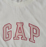 GAP女裝2025春季新款純棉發(fā)泡膠印logo短袖T恤常規休閑上衣727460 奶白色 M (165/84A) 亞洲尺碼 曬單實(shí)拍圖