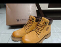 駱駝（CAMEL）【王俊凱同款】馬丁靴加絨鞋秋冬2025新款大黃靴戶外工裝登山靴 GE122W7757T 金黃色（男款） 41 曬單實(shí)拍圖