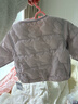 童泰（TONGTAI）嬰兒羽絨服冬季寶寶三防鴨絨服男童女童休閑外出輕薄款外套 紫色 90 曬單實(shí)拍圖