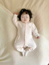 貝比嬰兒連體衣純棉a類(lèi)秋季男女寶寶長(cháng)袖衣服嬰幼兒開(kāi)襠哈衣爬服 Q8078粉色 90cm 15-22個(gè)月 身高80-90CM 曬單實(shí)拍圖
