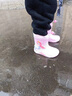 smally兒童雨鞋男童女童寶寶上學(xué)幼兒園防水防滑2024新款卡通雨靴 【升級-松緊口】粉色美人魚 16碼 雨鞋內(nèi)長16cm 曬單實(shí)拍圖