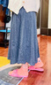 浪莎糯米半身裙女秋季2025新款垂感高腰a字顯瘦傘裙中長(cháng)款針織裙子 曬單實(shí)拍圖
