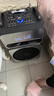 YTFY柏林之聲廣場舞音響移動拉桿音箱戶外便攜大功率k歌大音量高續(xù)航 (峰值200W木質(zhì)箱體鏡面時鐘音響+雙無線話筒) 曬單實拍圖