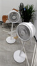 美的（Midea）【暴風(fēng)循環(huán)】空氣循環(huán)扇大風(fēng)量搖頭電風(fēng)扇家用臺(tái)式落地扇輕音臥室節(jié)能小風(fēng)扇柔風(fēng)輕羽扇 FGA24TQ 曬單實(shí)拍圖