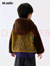 馬·拉?。∕.Latin）馬拉丁兒童棉服25冬裝新款男童小童撞色大象仿羊羔毛外套夾克 曬單實(shí)拍圖
