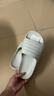 1號會(huì )員店（One's Member）抗菌防滑時(shí)尚軟彈厚底休閑室內外拖鞋 牛油果綠  37-38  曬單實(shí)拍圖