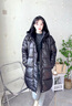 顧冰白鴨絨羽絨服女中長(cháng)款冬新款休閑寬松顯瘦特厚保暖東北外套 黑色 M 90-115斤 曬單實(shí)拍圖