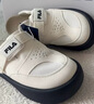 FILA 斐樂(lè )官方女鞋SMILA摩登拖鞋2025夏季新款元氣拖鞋休閑勃肯鞋 豆腐白-TF 38 曬單實(shí)拍圖