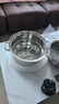 鋼興發(fā)316不銹鋼蒸鍋特厚復底三層湯蒸鍋雙層家用蒸籠湯鍋多用大燒水鍋 三層蒸鍋36cm 14英寸 曬單實(shí)拍圖