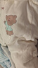 婧麒（JOYNCLEON）嬰兒棉服秋冬季嬰幼兒加厚保暖連體衣男女寶寶純棉爬服棉衣冬 彩虹小熊黃色 90cm 曬單實(shí)拍圖