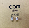 APM Monaco圓形耳釘耳環(huán)耳飾耳墜時尚飾品禮物送女友 曬單實拍圖