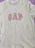 GAP女裝2025春季新款純棉發(fā)泡膠印logo短袖T恤常規休閑上衣727460 藍紫色 M (165/84A) 亞洲尺碼 曬單實(shí)拍圖