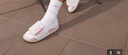 耐克女子輕便拖鞋室內一字拖緩震NIKE OFFCOURT ADJUST DV1033 104沙堆白/淡象牙白/水洗珊瑚紅 39 曬單實(shí)拍圖