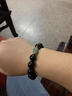 優(yōu)格麗天然黑曜石佛珠手串男女款和田玉青玉貔貅手鏈 【金曜石12mm】青玉貔貅 曬單實(shí)拍圖