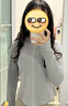 蕉內（Bananain）【趙露思同款】非常服501Slim女士連帽外套短款新款修身針織女裝 【趙露思同款】中麻灰 M 曬單實(shí)拍圖
