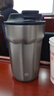 京東京造保溫杯 咖啡杯男女便攜隨行水杯實(shí)用杯子 銀灰色360ml 曬單實(shí)拍圖