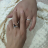 DRAGBOLL鉆戒女情侶對(duì)戒小眾活口純銀戒指情侶款結(jié)婚婚戒送女友生日禮物 【對(duì)戒】女戒閉口+男戒活口 曬單實(shí)拍圖