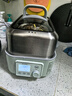 北鼎（Buydeem）電蒸鍋 大容量家用蒸鍋 燉蒸煮一體多用途鍋 智能可視電燉鍋 雙層定時(shí)保溫多功能鍋不銹鋼蒸汽鍋 G56A淺杉綠|含二層蒸架+玻璃燉蠱+白盤(pán)10L 曬單實(shí)拍圖