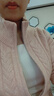 森馬（Semir）針織開(kāi)衫女修身正肩溫柔系2024冬季高領(lǐng)絞花衣服顯瘦109724106003 曬單實(shí)拍圖