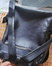 OMTO輕奢品牌女士雙肩包女真皮女包新款時(shí)尚大容量多功能旅游出行背包 黑色 27*12*33 曬單實(shí)拍圖