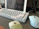 前行者Q5無線藍牙雙模鼠標充電靜音女生辦公專用高顏值小巧便攜游戲筆記本電腦平板iPad手機通用人體工學 天青色-藍牙雙?！具m配手機/平板/筆記本/臺式機】 曬單實拍圖