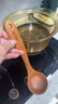 凱得寶（K+dep） 日本日式創(chuàng  )意長(cháng)柄勺飯勺餐具可愛(ài)環(huán)保實(shí)木勺 【新款】 櫸木勺 曬單實(shí)拍圖