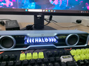 漫步者花再Halo SoundBar桌面音響音箱家用臺(tái)式電腦游戲音響長條有線音箱藍(lán)牙5.4RGB燈效 冰川藍(lán) 曬單實(shí)拍圖