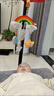 科納達（KENADA）科納達嬰兒玩具掛件寶寶床鈴床頭搖鈴車(chē)載安全座椅推車(chē)毛絨風(fēng)鈴 彩虹粉兔-風(fēng)鈴+BB器+響紙 曬單實(shí)拍圖