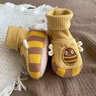 Rindu嬰兒鞋襪秋冬學(xué)步鞋6-12個(gè)月寶寶點(diǎn)膠防滑地板襪居家室內地板鞋 黃色小蜜蜂【秋冬加絨】 內長(cháng)13cm(建議6-13個(gè)月) 曬單實(shí)拍圖