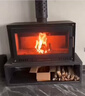 柴木森林真火壁爐燃木柴家用農村室內燃木柴火爐別墅取暖爐燃木真火壁爐 【T760單壁爐】供暖80-100㎡ 曬單實(shí)拍圖