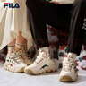 斐樂(lè )（FILA）老爹鞋女鞋情侶款運動(dòng)鞋圣誕可頌面包鞋休閑鞋男鞋 【女】雪白/雨朦灰色-SR 37.5 曬單實(shí)拍圖