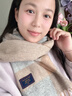 啄木鳥(niǎo)2025新款氣質(zhì)仿羊絨格子圍巾女冬季加厚情侶披肩學(xué)生針織保暖圍脖 05#灰白格 曬單實(shí)拍圖