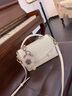 CALWAN KEODH包包女包真皮單肩斜挎包通勤手提劍橋包生日禮物送女友老婆 【米白色】輕奢時(shí)尚百搭高級感實(shí)用走心女生閨蜜 曬單實(shí)拍圖
