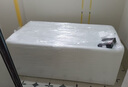 心海伽藍（SHKL）家用亞克力浴缸長(cháng)方形浴桶小戶(hù)型成人泡澡兩裙邊浴缸295011 1.5m【普通缸+龍頭花灑】右裙 曬單實(shí)拍圖