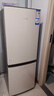 海爾（Haier）冰箱出品雙開門二門177升冰箱家用小型冰箱租房省電不占地冷藏冷凍統(tǒng)帥家用小冰箱 以舊換新 177升雙門冰箱節(jié)能省電 兩天約用1度電 曬單實(shí)拍圖