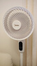 美的（Midea）空氣循環(huán)扇電風(fēng)扇落地扇家用節能輕音一級能效安睡風(fēng)扇凈化扇輕羽扇 【雙重抑菌 智能語(yǔ)音遙控】GDI24WG 曬單實(shí)拍圖
